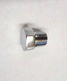 Hex Pipe Plugs NPT Chrome