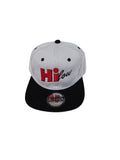 Hi-low snapback hats
