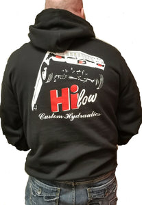 Hi-low hoodie pull over