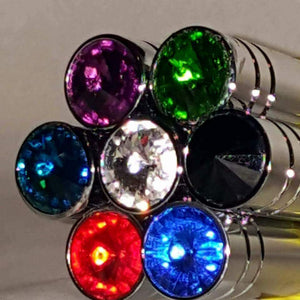 Switch Extension, aluminum, chrome, jewel tip any color